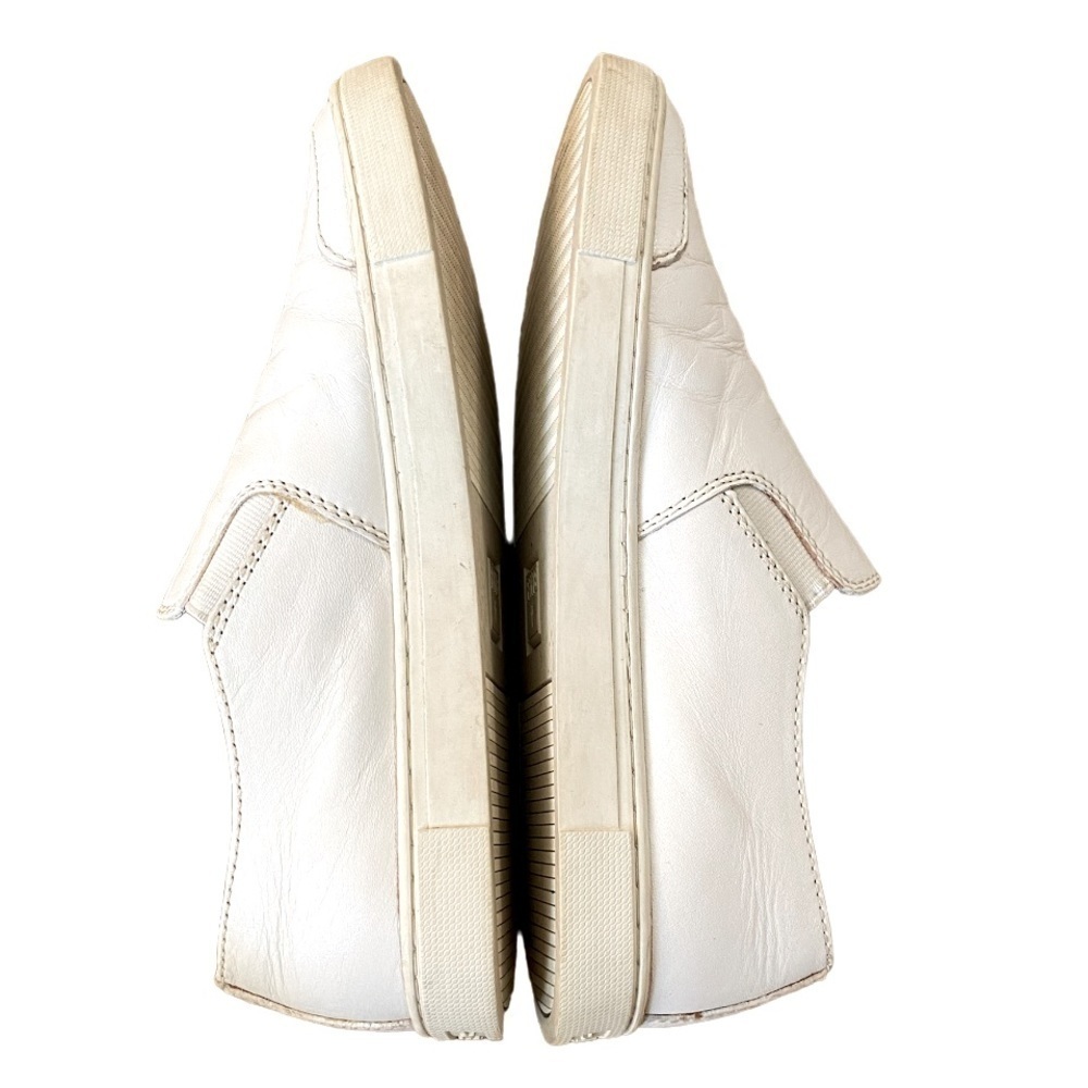 WOMENS FRYE WHITE LEATHER "LENA" SLIP-ON LOAFERS/SIZE 8.5M/MSRP $200 - Picture 5 of 6